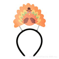 Thanksgiving Turkey Headband Drumstick Fan Tail Funny Cartoon Party Costume Prop