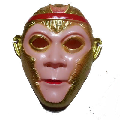 Glowing Monkey King Headpiece Crown, Light Up Purple Gold Hat Costume for Kids Cosplay