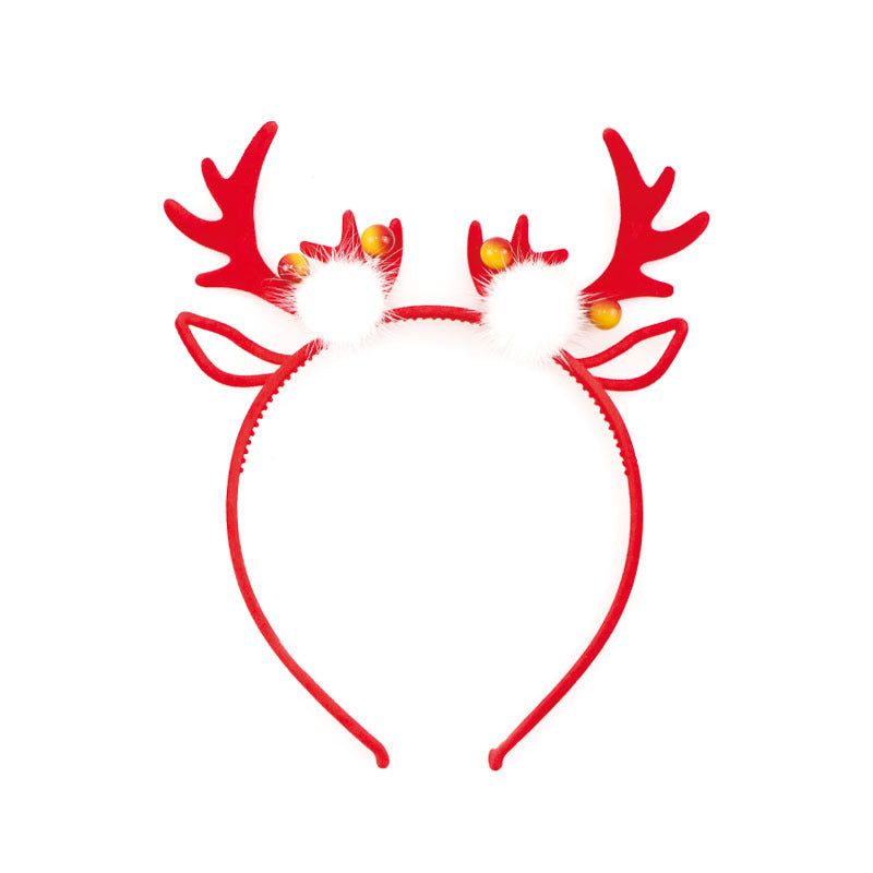 Snowman Reindeer Headband and Hair Clips Set, Christmas Party Hair Accessories for Kids