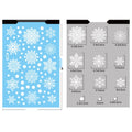 Snowflake Christmas Window Stickers, Static Cling Glass Decals for Home Storefront Decor