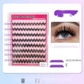 Natural Look False Eyelashes, Large Pack Wispy Realistic Lashes For Asian Mixed Style Eyes
