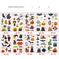 Kids Cartoon Halloween Temporary Tattoos, Waterproof Party Favor Funny Stickers