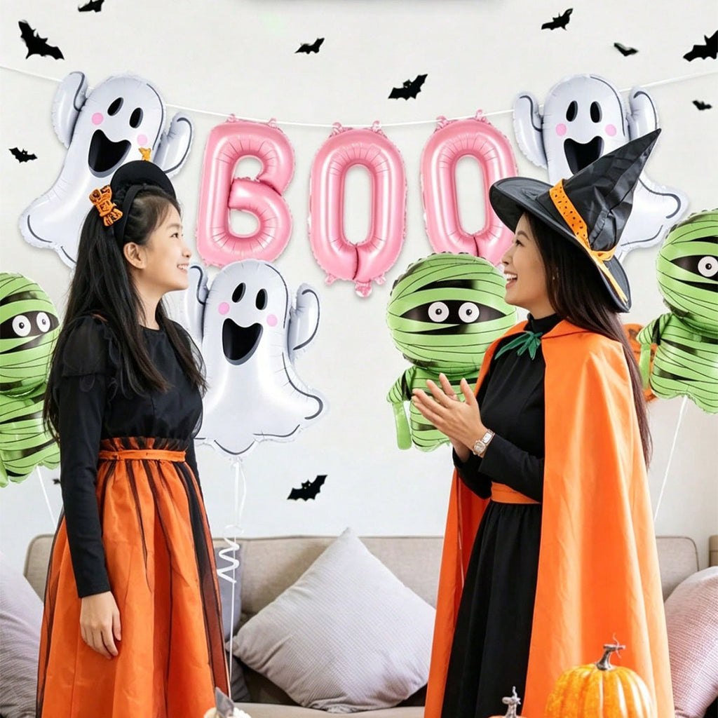 Halloween Foil Balloons, Novelty Shaped Aluminum Foil Balloons For Themed Party Decorations