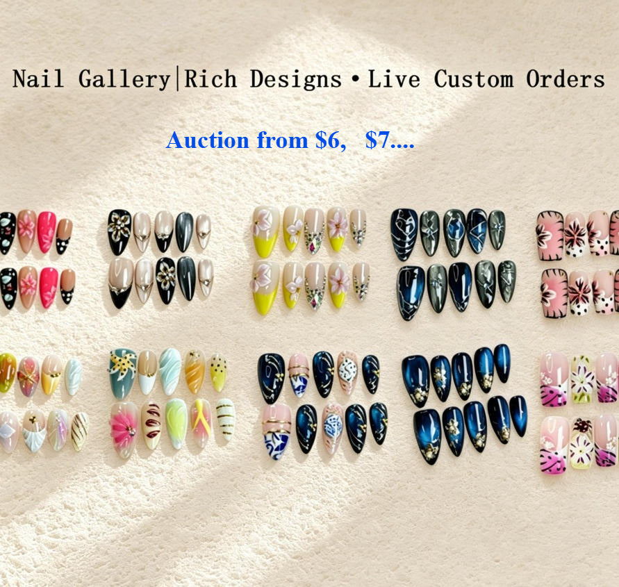 Handmade press on nails