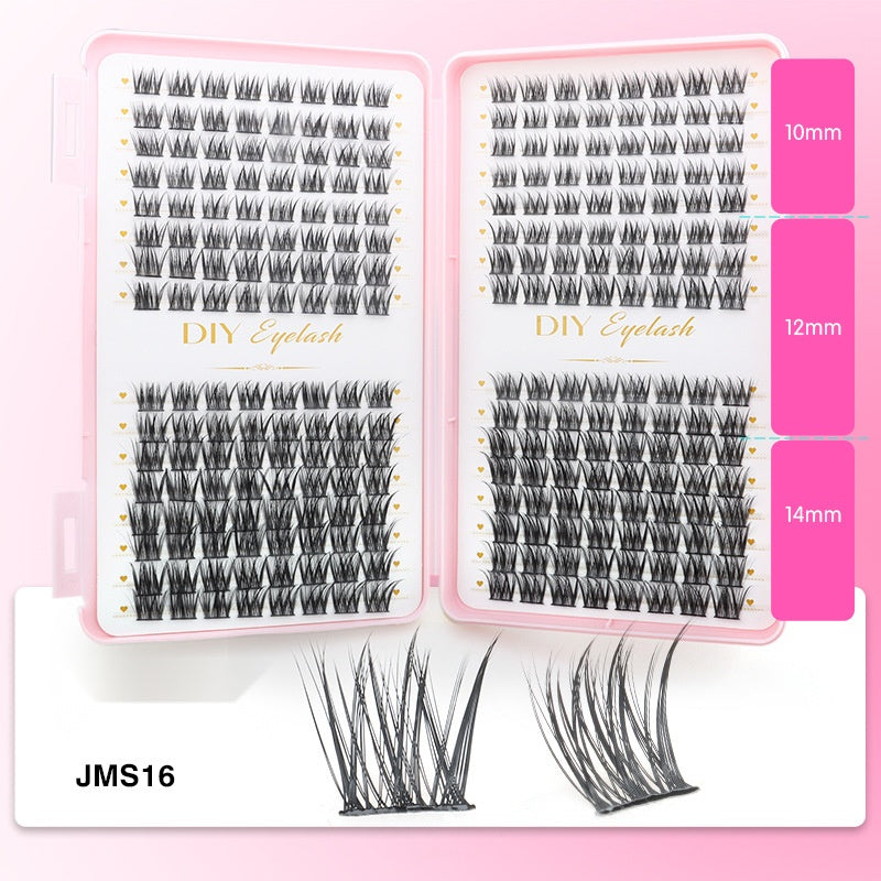 Lash Book Cluster False Eyelashes, Natural Fluffy Wispy Segmented Lashes for Beginners