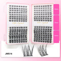 Lash Book Cluster False Eyelashes, Natural Fluffy Wispy Segmented Lashes for Beginners