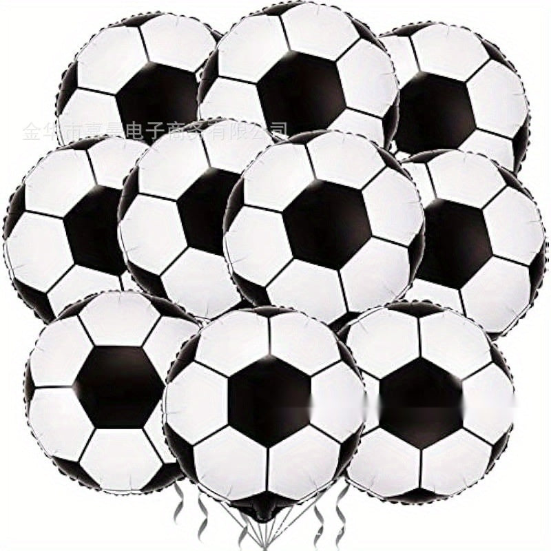 10 Pack 18 Inch Heart Star 4D Foil Balloons Set, Valentine's Day Wedding Birthday Graduation Party Decorations
