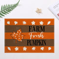 Fall Maple Leaf Fabric Placemats Heat Resistant Table Mats Family Dining Room Decor