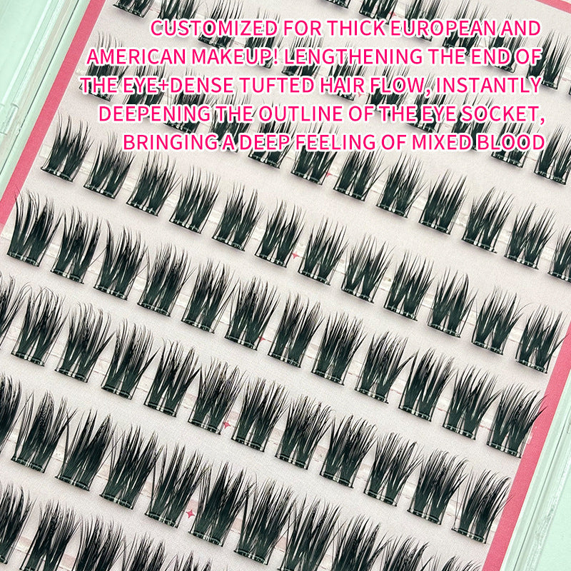 Natural Look False Eyelashes, Large Pack Wispy Realistic Lashes For Asian Mixed Style Eyes