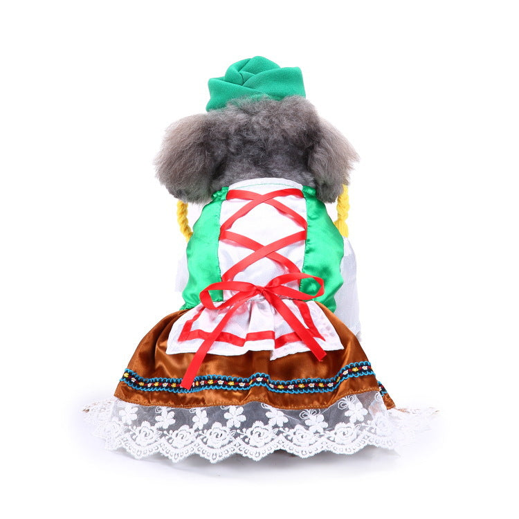 Halloween Christmas Pet Clothes, Funny Costume Outfits for Teddy Schnauzer Dogs