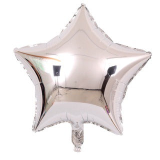 10 Pack 18 Inch Heart Star 4D Foil Balloons Set, Valentine's Day Wedding Birthday Graduation Party Decorations
