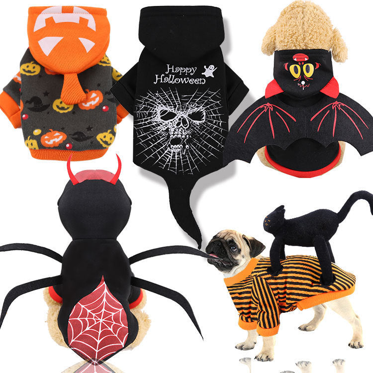 Christmas Pet Costume for Dogs and Cats, Funny Two Legged Animal Outfit for Halloween Holiday