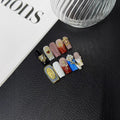 Press on Nails pure handcrafted design smudge patch Press on Nails nail piece advanced sense batch