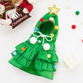 Christmas Pet Cape Dog Cat Costume Fall Winter Holiday Outfit Warm Pet Clothing