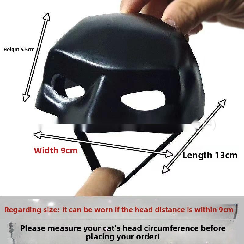 Superhero Face Mask Halloween Cosplay Head Cover Toy Helmet Pet Costume Party Accessory
