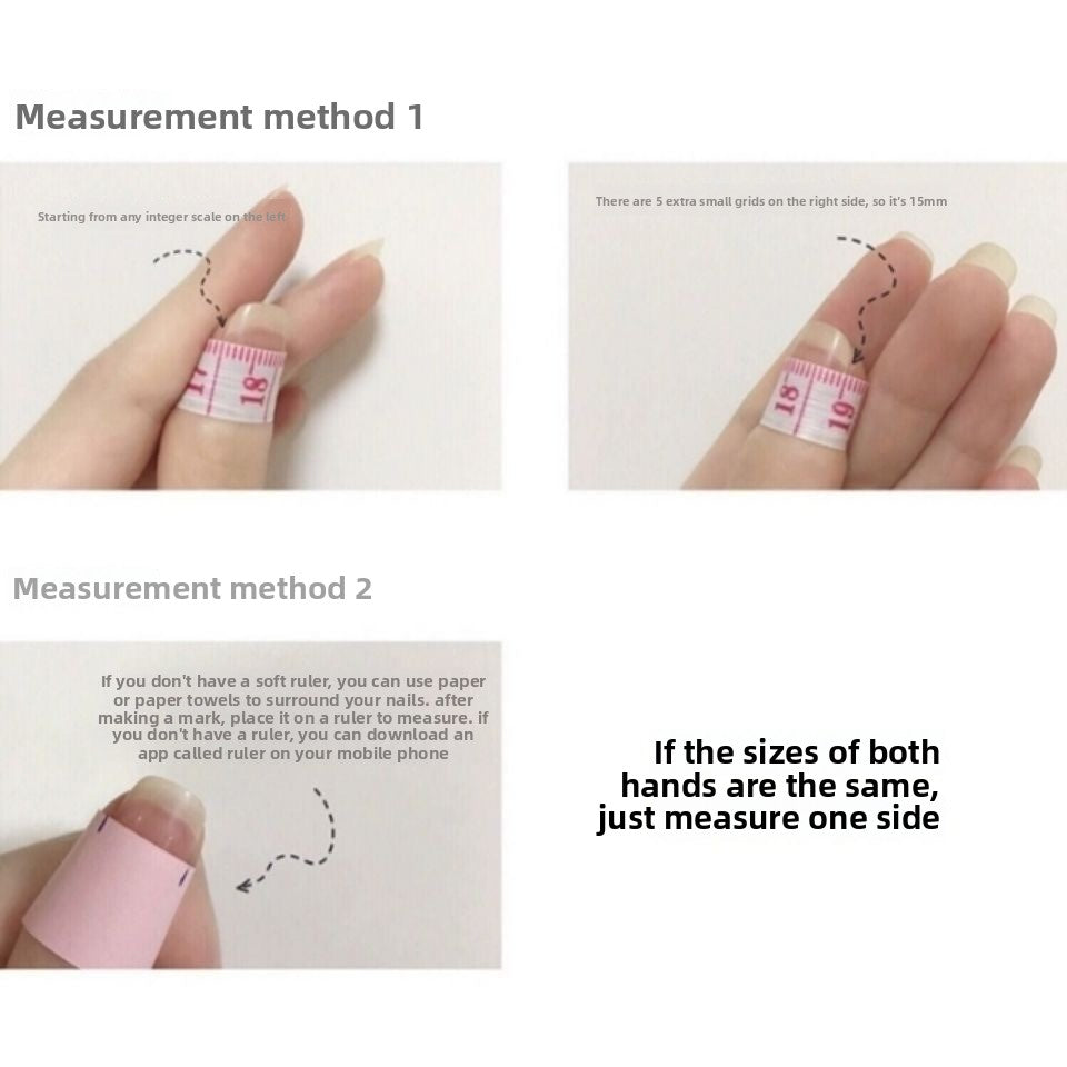 Original Hand Painted Jeans Croxin Explosive HandmadePress on Nails Wholesale