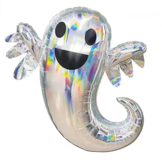 Large Ghost Foil Balloon Halloween Party Decorations Floating Hand Held Aluminum Balloon