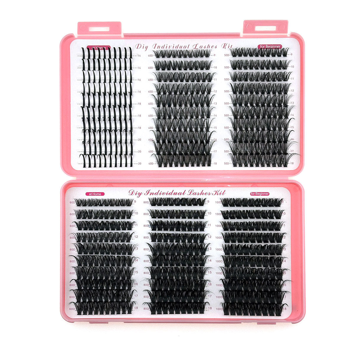 600 Clusters Spike False Eyelashes, 100D Wispy Fairy Eye Lash Extensions For DIY Lash Looks
