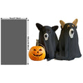 Halloween Ghost Dog Costume Cape, Pet Cosplay Cloak For Small Dogs Cats Halloween Party Outfit