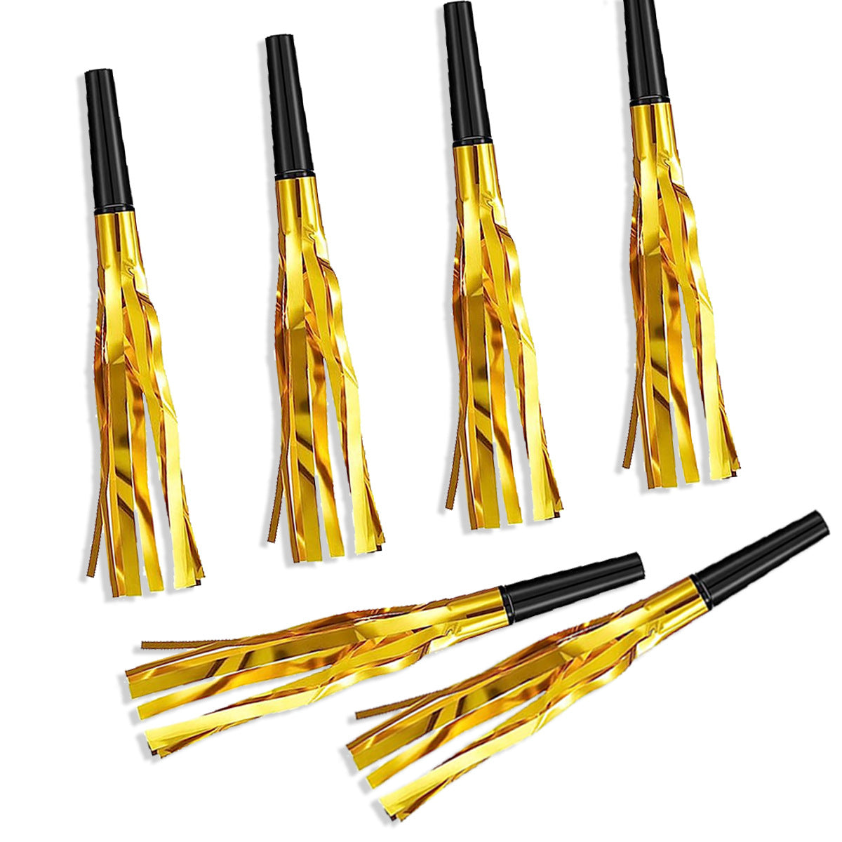 Gold Blowout Horns Party Blowers 6.5cm Kids Celebration Cheer Props Party Favors