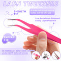 Fox Eye Segment False Lashes Glue Free Dark Brown Flirty Wispy Eyelashes for Beginners