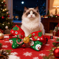 Christmas Pet Collar Bell with Bow Tie for Cats and Dogs, Cute Holiday Pet Neck Accessory