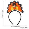 Thanksgiving Turkey Headband with Drumstick Kids Adults Party Costume Accessory