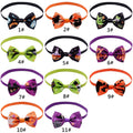 Halloween Pet Bow Tie Collar, Cat Dog Party Decoration Bowtie With Bell Accessory