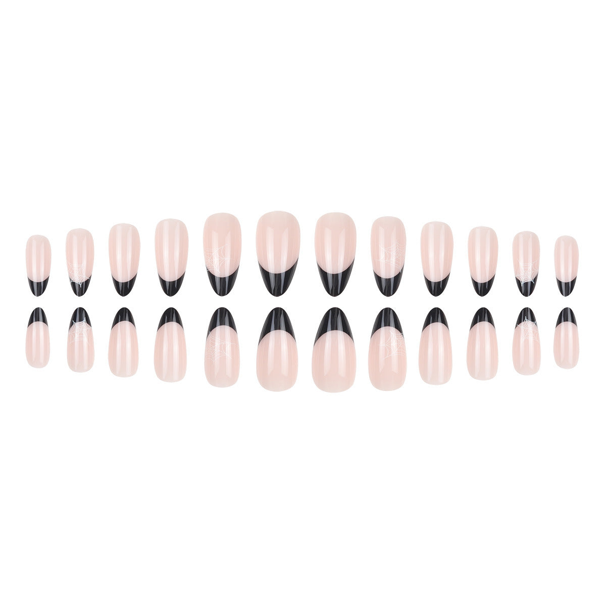 Halloween Press On Nails Set, Spooky False Nail Art for Party