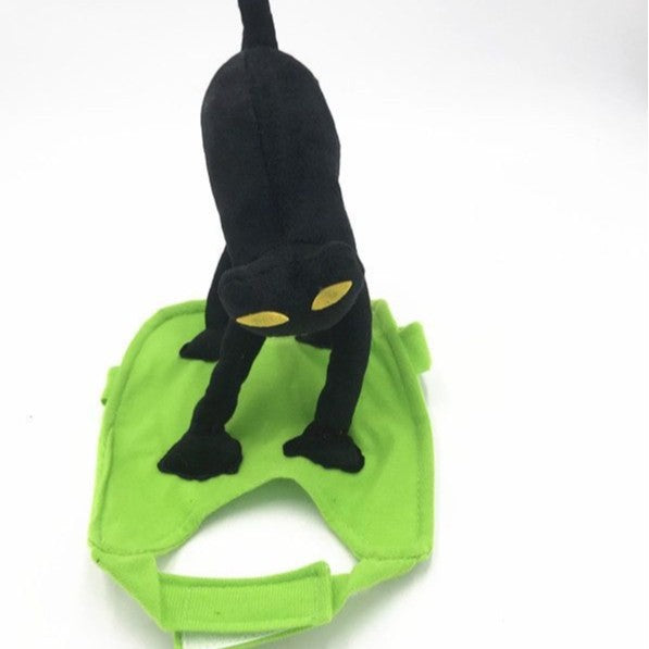 Vampire Pet Cape Costume, Funny Halloween Outfit for Cats and Dogs Adjustable