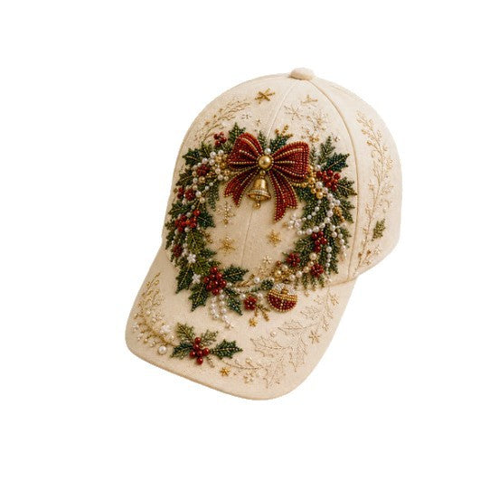 Creative 3D Printed Christmas Baseball Caps, Fun Novelty Adjustable Hat For Men And Women