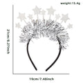 Christmas Star Striped Headbands for Party Costume and Photo Props
