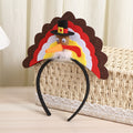 Thanksgiving Turkey Headband and Christmas Headband Party Costume Accessory Set