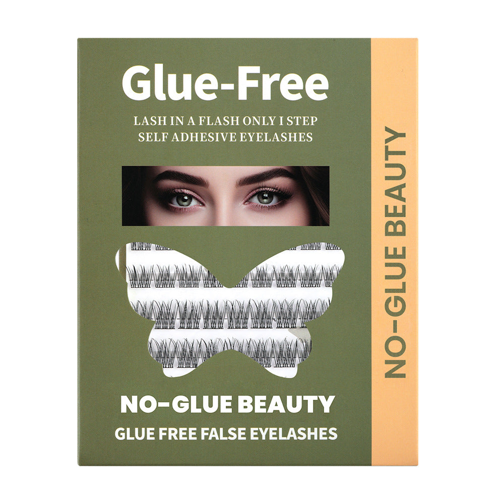 Doll Style Glue Free False Lashes Mixed Pack Voluminous Segment Wispy Easy Apply Eyelashes