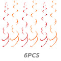 Thanksgiving Party Banner Turkey Pumpkin Maple Leaf Sunflower Swirl Foil Curtain Decorations