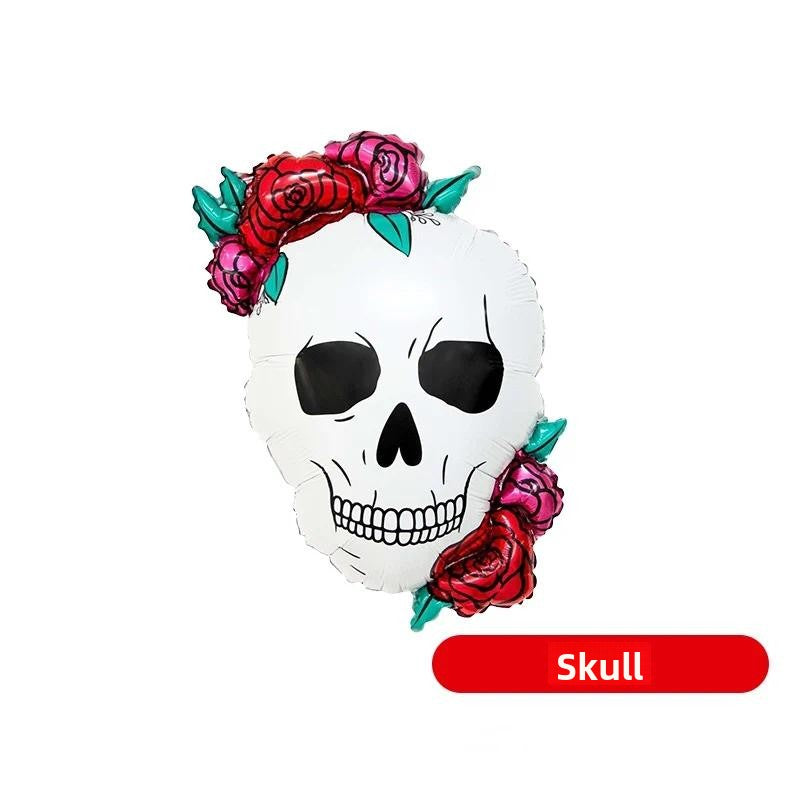Halloween Foil Balloons, Spider Ghost Bat Aluminum Party Decoration Balloons For Spooky Celebrations