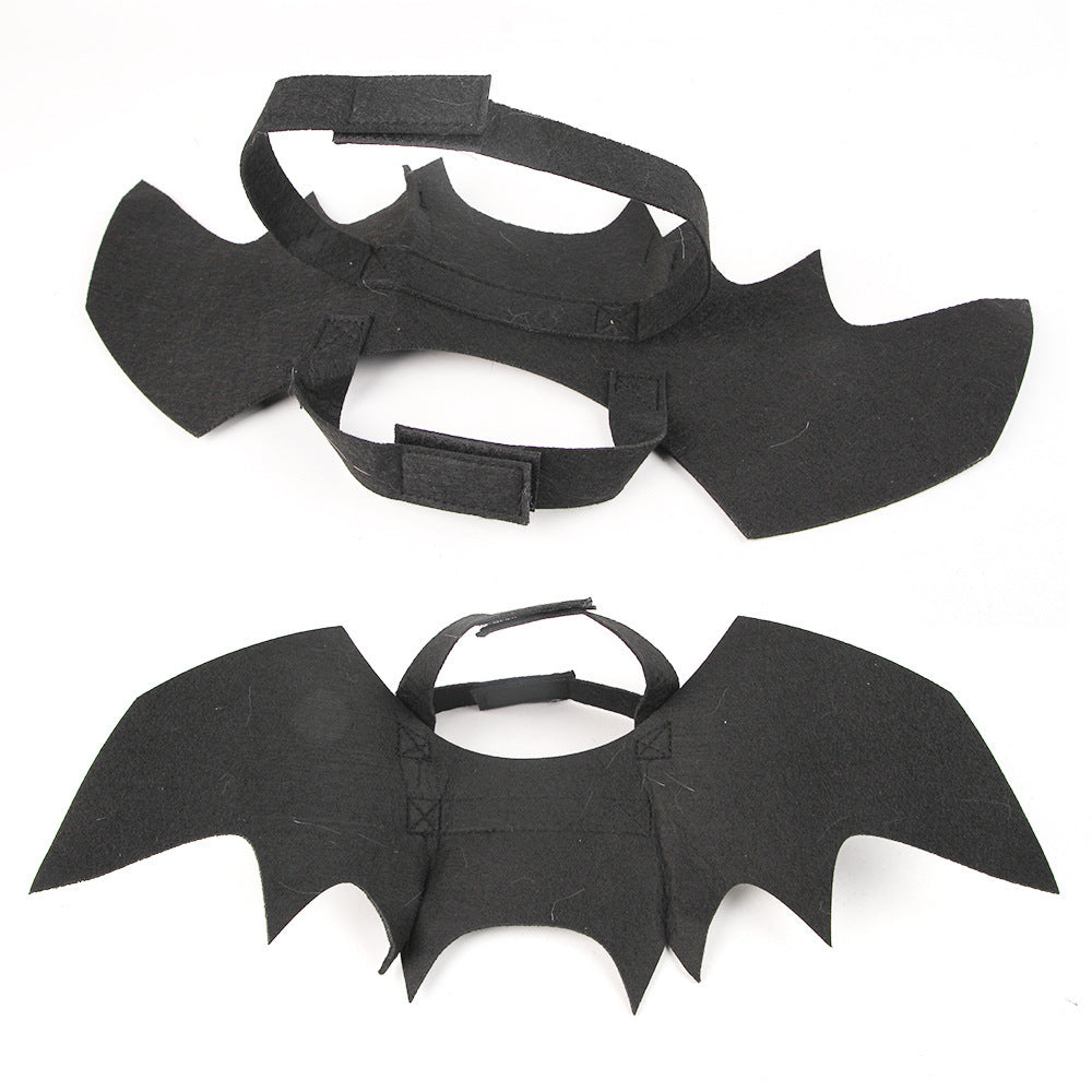 Halloween Pet Devil Horn and Bat Wing Costume Set, 2 Piece Pet Dress Up