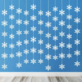 3D Snowflake Christmas Hanging Ornaments, Store Window Ceiling Decorations for Holiday Display