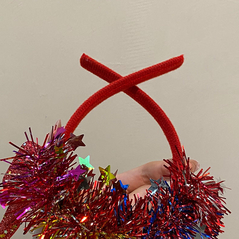 Number Headbands for Christmas New Year Party, Photo Prop Headwear for Kids and Adults