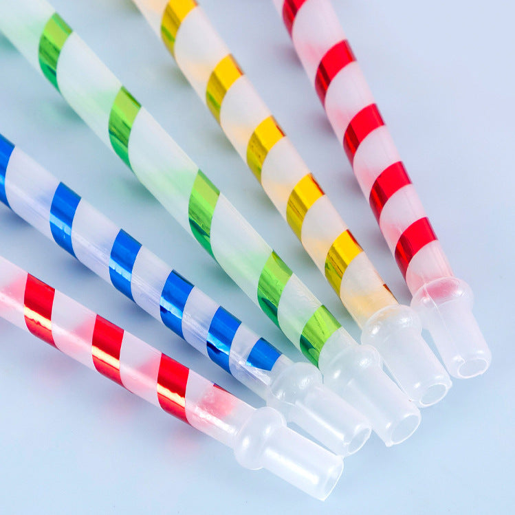 Large Party Blowout Horns with Smiley Face, Funny Blow Out Whistle Toys for Kids Party Favors