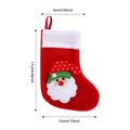 Knitted Mini Christmas Stockings, Small Holiday Hanging Decorations for Home Window Display