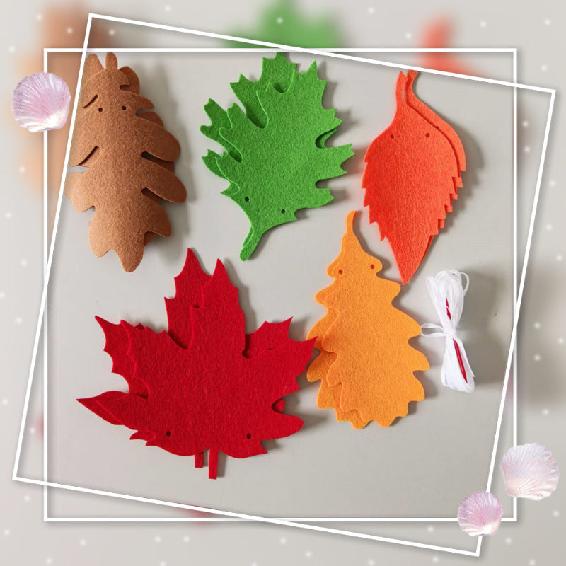 Thanksgiving Maple Leaf Banner Fall Holiday Family Gathering Hanging Bunting Decorations