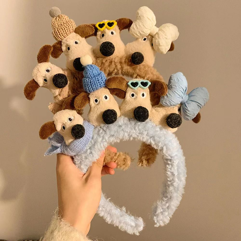 Cute Plush Headband For Girls Kids, Funny Chef Mouse Design High Crown Hair Hoop Accessory