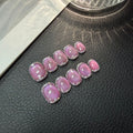 Popular Glass Beads Cat's Eye Short Round Bean Nail HandmadePress on Nails Wholesale