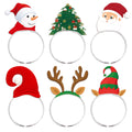 Reindeer Santa Photo Prop Headband, Christmas Party Hair Accessory for Kids Holiday Costume