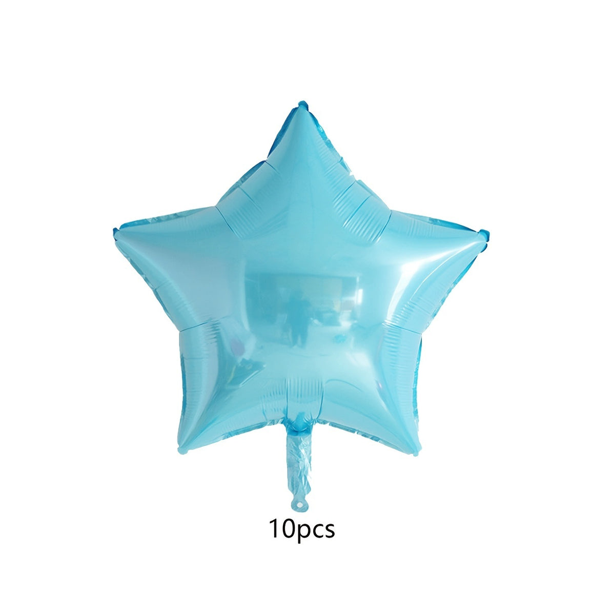 10 Pack 18 Inch Heart Star 4D Foil Balloons Set, Valentine's Day Wedding Birthday Graduation Party Decorations