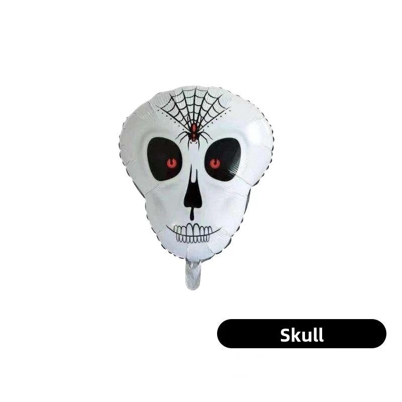 Halloween Foil Balloons, Spider Ghost Bat Aluminum Party Decoration Balloons For Spooky Celebrations