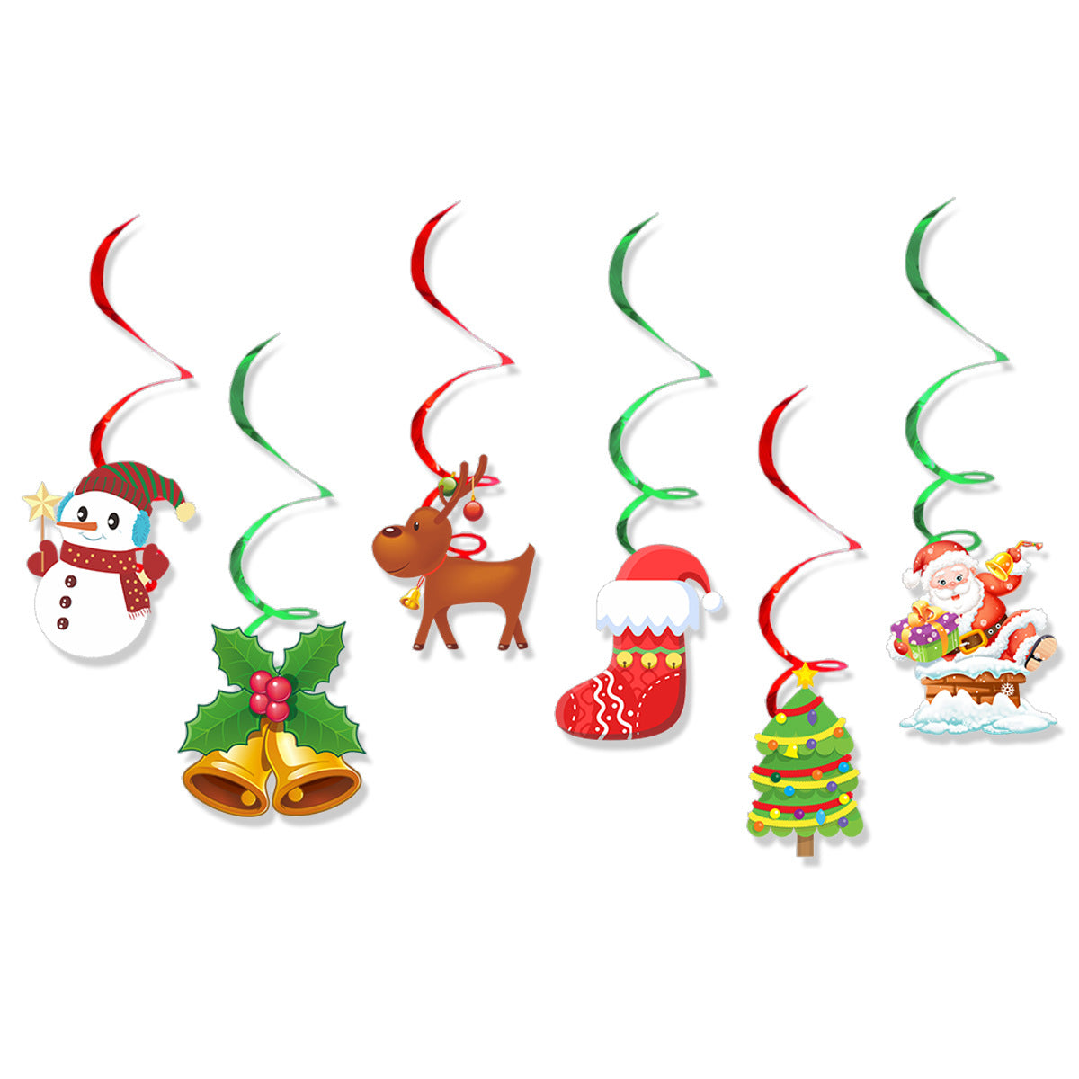 Christmas Snowflake Banner Snowman Balloon Set, Paper Garland Party Decorations Custom