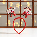 Cartoon Christmas Headband Hair Hoop, Holiday Party Hair Accessory Gift for Kids