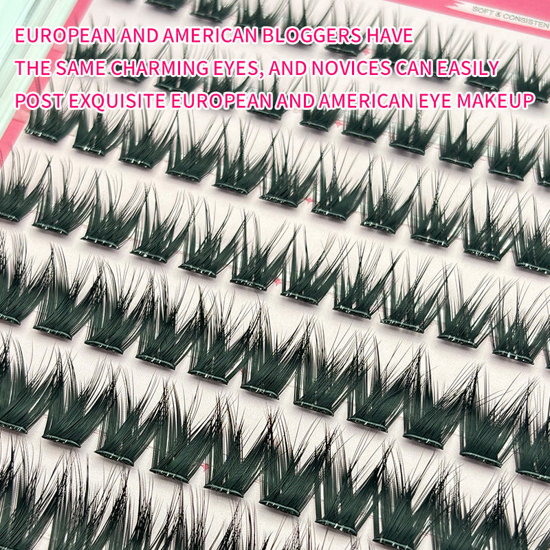 Natural Look False Eyelashes, Large Pack Wispy Realistic Lashes For Asian Mixed Style Eyes